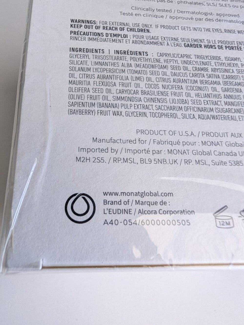 Monat Makeup Vanishing Balm Melting Remover 89 ml / 3 fl oz NEW In Box Sealed - Picture 7 of 7
